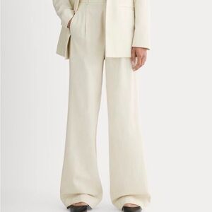 Everlane Linen Way High Drape Pants- CROPPED, Size 2